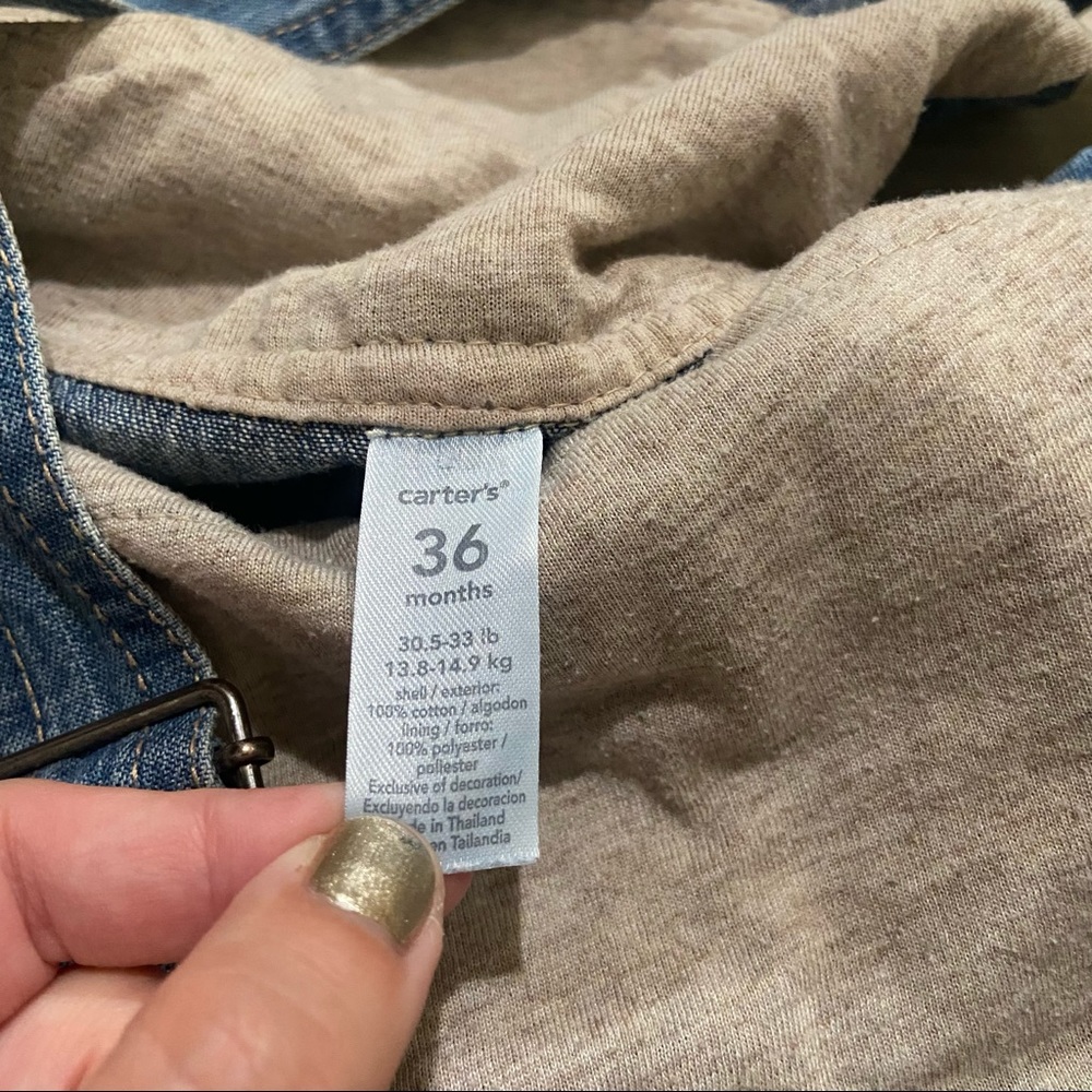 Vintage Carter’s 36 months Overalls - Picture 4 of 6